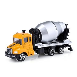 Jkbfyt Children Alloy 1:64 Scale Concrete Mixer Truck Emulation Model Toy Present