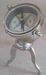 Gimbale Compass Nickel Finish Silver Nb3