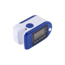 Jziki Pulse Oximeter Fingertip Blood Oxygen Monitor With LED Display White blue