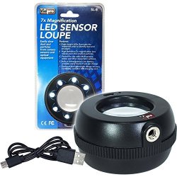 Vidpro SL-8 7X Magnification LED Light Sensor Loupe