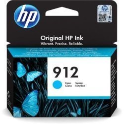 HP 912 Cyan Ink Cartridge 3YL77AE