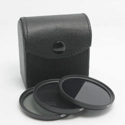 Generic 67mm Neutral Density Filter Set Nd2 Nd-4 Nd-8 With Case