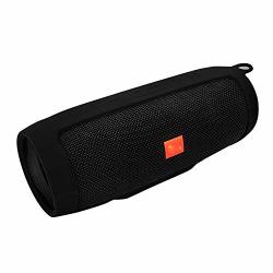 Tuu Portable Mountaineering Silicone Case For Jbl CHARGE3 Bluetooth Speaker Black