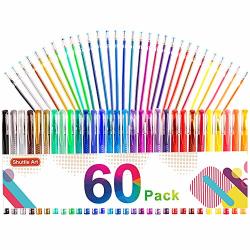 Gel Pens 60 Pack Gel Pen Set 30 Colored Gel Pen With 30 Refills For Adults Coloring Books Drawing Doodling Crafts Scrapbooking Bullet Journaling