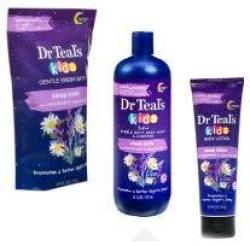 Dr Teal's Kids Melatonin & Essential Oils Gift Set With 3 In 1 Bubble ...