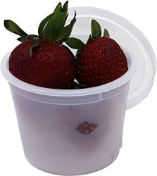 Famous Vito's Deli Container With Lid 4 Ounce Pack 50