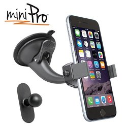 IBolt Minipro Window Dash Car Mount For Iphone 5 5c 5s Iphone 6 6s 7 Samsung Galaxy S6 Edge S5 S4 Note 3