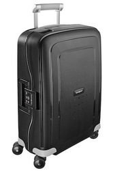 Samsonite S'Cure 55cm Spinner Suitcase in Black