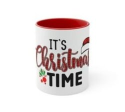 Christmas Mugs 11OZ - It's Christmas Time