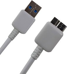 Generic 5-FEET Micro-usb 3.0 Charging Data Cable For Samsung Galaxy S5 White