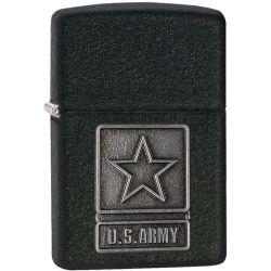 Zippo Lighter Us Army Pewter Emblem