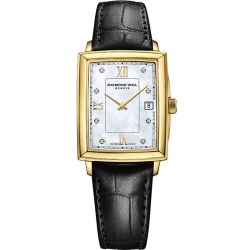 Raymond Weil Toccata Ladies Gold Diamond Quartz Leather Watch - R5925PC00995