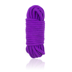 Cotton Bondage Rope 5M - Purple