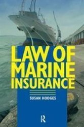 Law Of Marine Insurance Hardcover