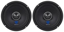 2 Rockville RXM64 6.5" 300W 4 Ohm Mid-range Drivers Car Speakers Mid-bass