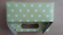 Colored Party Boxes - 5 Per Pack - Light Green Polka Dot