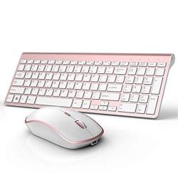 metal wireless keyboard and mouse