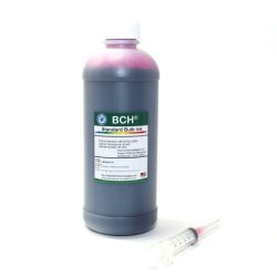 Bulk 2x Black Stamp Ink Refill by BCH - Premium Grade -2.5 oz (75 ml) Ink per Bottle