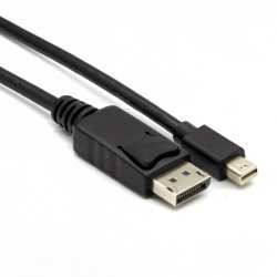 GIZZU MINI Dp To Dp 4K 30HZ 4K 60HZ 3M Thunderbolt 2 Compatible Cable - Black