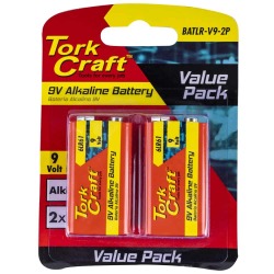 Craft Battery 9V Alkaline X2 Per Card
