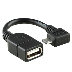 Micro USB OTG Cable - Right Angle
