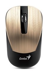 Genius 7 Series Metallic Comfortable Stylish Wireless Mouse NX-7015 GOLD