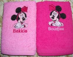 Minnie Mouse Face Cloth Set
