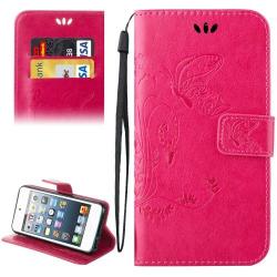 For Ipod Touch 5 Crazy Horse Texture Printing Horizontal Flip Leather Case With Holder & Card Slo...