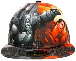 New Era 59FIFTY All Over Batman V Superman Dawn Of Justice Fitted Hat 8
