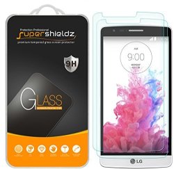 2-PACK Supershieldz For LG G3 Tempered Glass Screen Protector Anti-scratch Anti-fingerprint Bubble Free Lifetime Replacement Warranty