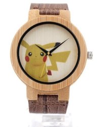 Bobo Bird Men's Pokemon Bamboo Watch