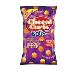 Cheese Curl Balls Chutney 18 X 100G