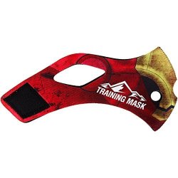 Elevation Training Mask 2.0 Red Iron Sleeve - Red-gold - Small
