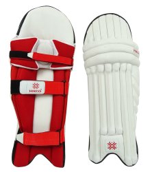 Hikco Mens Cricket Pu Practice Pads Right-left Hand White Batting Leg Guard HIK-BL3A