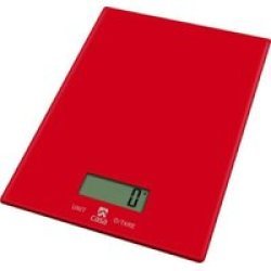 Avanti Digital Kitchen Scale 5kg - Red