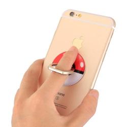 Poke Ball Ring Phone Holder For Iphone Huawei Samsung Htc Sony LG Mobile Phone Red