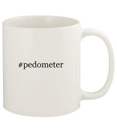 Pedometer - 11OZ Hashtag Ceramic White Coffee Mug Cup White