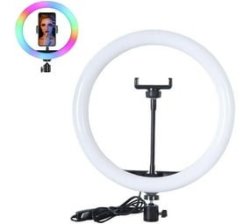20CM 8-INCH Rgb LED Ring Light With Phone Clip Phone MJ20