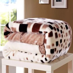 Soft Winter Quilt Blanket For Bed Printed Mink Throw Twin Full Queen Size Single Double Bed Fluffy Warm Fat Thick Blankets - Color Same