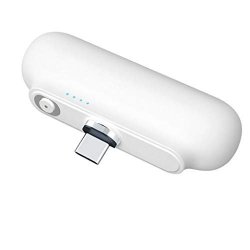 Oil-likio Portable Power Bank Charger Charging Station Type-c And Micro USB Charging Head White