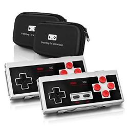 8BITDO N30 Wireless Controller Double-pack Bundle - Includes Carrying Cases - Updated 2018 Version - Android mac pc switch nes And Snes Classic