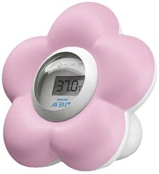 Philips Avent SCH550 21 Bath And Room Thermometer Pink