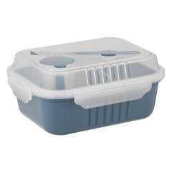 Legend Snappy Lunch Box Rectangular 1.7L Blue