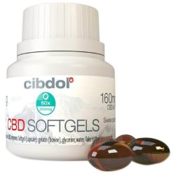 Cibdol 384mg CBD Oil Softgel Capsules
