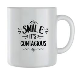Smile Coffee Mugs For Men Women Motivational Sayings Graphic Present 116