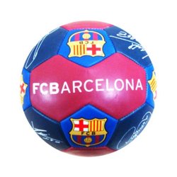 Barcelona - Club Crest & Printed Players Signature Football Size 3