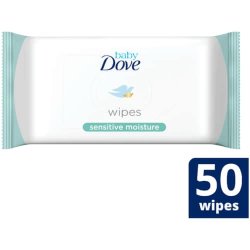 Baby Dove Wipes Sensitive Moisture 50 Wipes