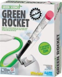Green Rocket- Educational Science Project Toys