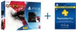 Sony Playstation 4 With God Of War 3 Remastered & 3 Month Playstation Plus Membership