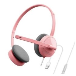 XP-1U USB Wired Headset With Microphone - Pink